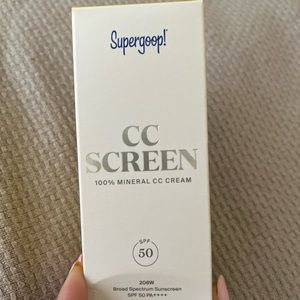 Supergoop CC Screen 206W New and In Box
